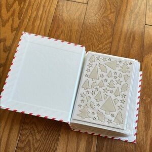 Kingston Crafts trees, stars and holly leaf Cardstock stickers
